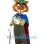 Magician Fox Mascot Costume