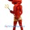 Halloween Red Devil Mascot Costume