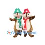 Chip & Dale Mascot Costume