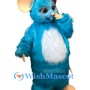 Blue Mouse Girl Mascot Costume