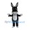 Black and White Donkey Mascot Costume
