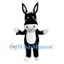 Black and White Donkey Mascot Costume