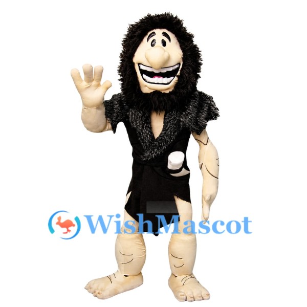 Friendly Caveman Mascot Costume