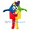 Rainbow Cabin Mascot Costume