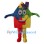 Rainbow Cabin Mascot Costume