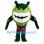 Grinning Green Monster Mascot Costume