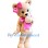 Female Teddy Bear Mascot Costume