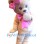 Female Teddy Bear Mascot Costume
