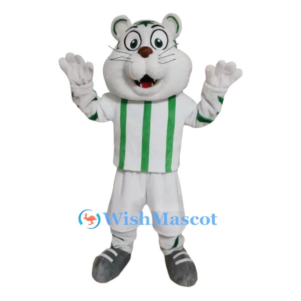 White Tiger Mascot Costume
