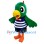 Green Parrot Mascot Costume