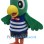 Green Parrot Mascot Costume