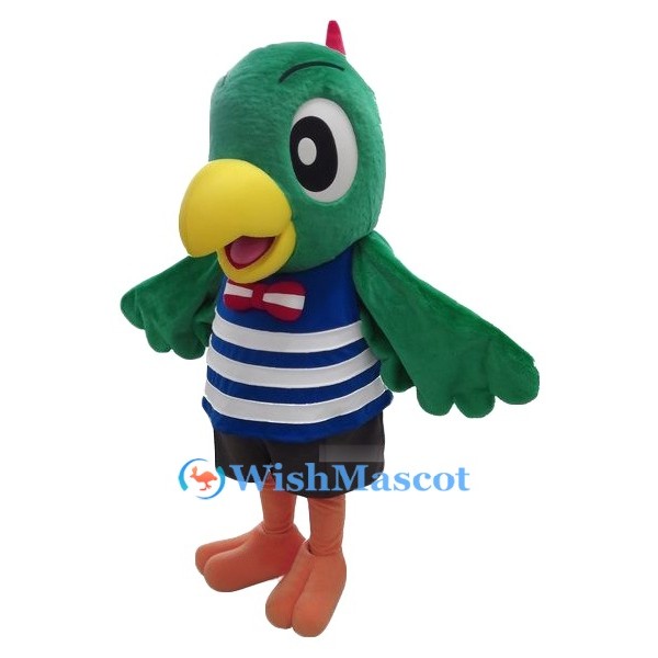 Green Parrot Mascot Costume