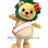 Cute Crown Lion Mascot Costume
