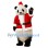 ‌Friendly Panda Santa Mascot Costume