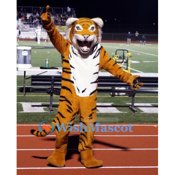 School Realistic Tiger Mascot Costume