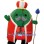 Watermelon King Mascot Costume