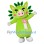 Cartoon Green Pig Mascot Costume