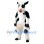 Realistic Cow Mascot Costume