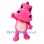 Pink Dinosaur Mascot Costume