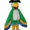 Green Pirate Parrot Mascot Costume