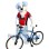 University White Dog Mascot Costume