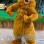 Realistic Brown Bear Mascot Costume
