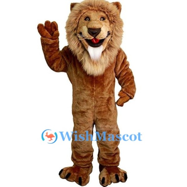 Friendly Lion Mascot Costume
