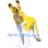 Yellow Fox Wolf Dog Mascot Costume