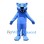 Adult Blue Panther Mascot Costume
