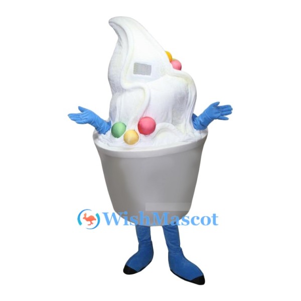 Ice Cream Bowl Mascot Costume