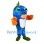 Blue Sea Fish Mascot Costume