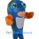Blue Sea Fish Mascot Costume
