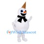 Cheerful Snowman Mascot Costume