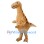 Brown Dinosaur Mascot Costume