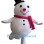 Happy Snowman Mascot Costume