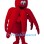 Red Octopus Mascot Costume