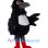 Black Crow Mascot Costume