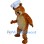 Brown Bear Chef Mascot Costume
