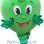 Green Apple Mascot Costume