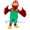 Cute Red Bird Mascot Costume