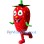 Cartoon Strawberry Mascot Costume