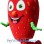 Cartoon Strawberry Mascot Costume