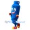 Blue Gas Cylinder Mascot Costume