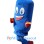 Blue Gas Cylinder Mascot Costume