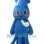 Cute Blue Squid Mascot Costume
