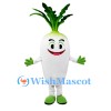White Radish Mascot Costume