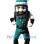 Green Viking Mascot Costume