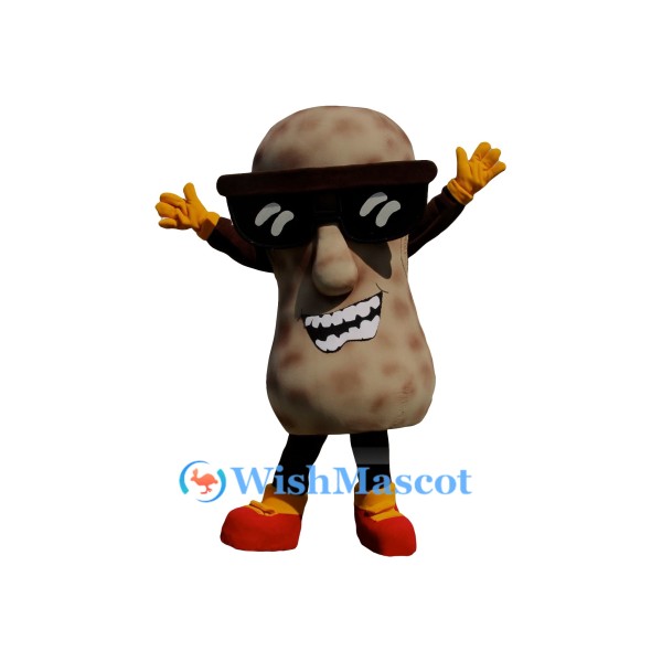 ‌Cool Peanut Mascot Costume