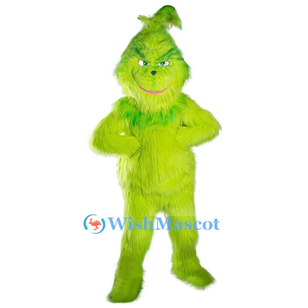 Furry Grinch Mascot Costume