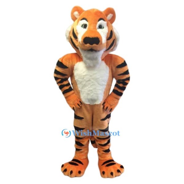 Plush Tiger Mascot Costume